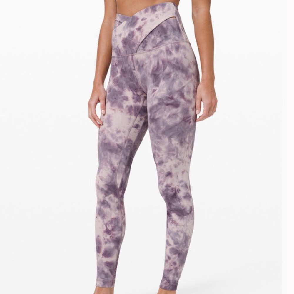 LULULEMON Super High Rise Cross Diamond Dye Align Leggings NEW WITH TAGS Size 4